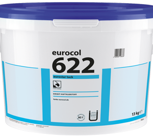 Adhesives and fixing agents for PVC floor coverings